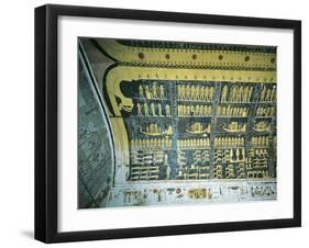 Egypt, Tomb of Ramses VI, Painted Ceiling Illustrating Book of the Day and Book of Night Cosmology-null-Framed Giclee Print