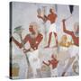 Egypt, Tomb of Royal Cupbearer Suemnut, Mural Paintings, Hunting Scenes and Votive Offerings-null-Stretched Canvas