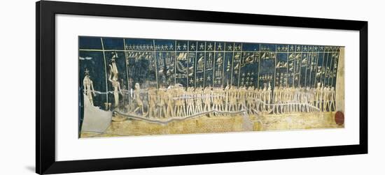 Egypt, Tomb of Seti I, Ceiling Mural Paintings of Stars and Constellations in Burial Chamber-null-Framed Giclee Print