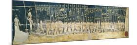 Egypt, Tomb of Seti I, Ceiling Mural Paintings of Stars and Constellations in Burial Chamber-null-Mounted Giclee Print