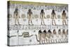 Egypt, Tomb of Seti I, Mural Painting from Illustrated Book of Gates in Pillared Chamber-null-Stretched Canvas