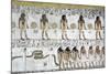 Egypt, Tomb of Seti I, Mural Painting from Illustrated Book of Gates in Pillared Chamber-null-Mounted Giclee Print