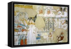 Egypt, Tomb of Steward to First Amon Prophet at Karnak Djehuty, Mural Paintings from 18th Dynasty-null-Framed Stretched Canvas