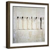 Egypt, Tomb of Thutmose III, Burial Chamber, Pillars, Mural Paintings, Illustrated Litany of Ra-null-Framed Giclee Print