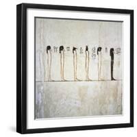 Egypt, Tomb of Thutmose III, Burial Chamber, Pillars, Mural Paintings, Illustrated Litany of Ra-null-Framed Giclee Print