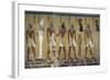 Egypt, Tomb of Thutmose IV, Mural Painting of Adoration of the Gods Osiris, Anubis and Isis-null-Framed Giclee Print