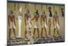 Egypt, Tomb of Thutmose IV, Mural Painting of Adoration of the Gods Osiris, Anubis and Isis-null-Mounted Giclee Print