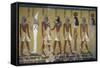 Egypt, Tomb of Thutmose IV, Mural Painting of Adoration of the Gods Osiris, Anubis and Isis-null-Framed Stretched Canvas