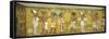 Egypt, Tomb of Tutankhamen, Mural Paintings of Pharaoh and Ka Meeting Osiris-null-Framed Stretched Canvas