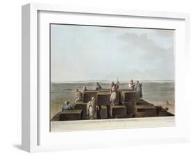Egypt, Top of First Pyramid of Giza from "Views" of Luigi Mayer-null-Framed Giclee Print