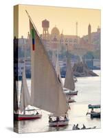 Egypt, Upper Egypt, Aswan, River Nile-Alan Copson-Stretched Canvas