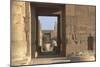 Egypt, Valley of the Kings, Hypostyle Hall at Funerary Temple of Ramses Ii-null-Mounted Giclee Print