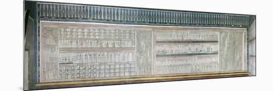 Egypt, Valley of the Kings, Tomb of Amenhotep II, Mural Paintings in Burial Chamber-null-Mounted Premium Giclee Print