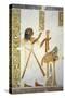 Egypt, Valley of the Kings, Tomb of Prince Mentuherkhepeshef, Mural Painting of Prince-null-Stretched Canvas