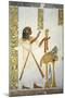 Egypt, Valley of the Kings, Tomb of Prince Mentuherkhepeshef, Mural Painting of Prince-null-Mounted Giclee Print