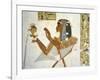 Egypt, Valley of the Kings, Tomb of Prince Mentuherkhepeshef, Mural Painting of Prince-null-Framed Giclee Print