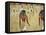 Egypt Valley of the Kings, Tomb of Seti I, Mural Painting of Two Gods, from Nineteenth Dynasty-null-Framed Stretched Canvas