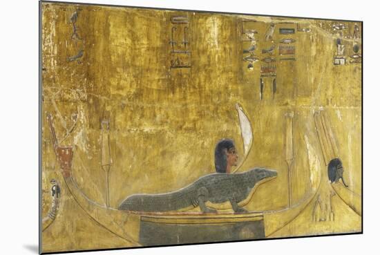 Egypt Valley of the Kings, Tomb of Seti I, Mural Paintings from 19th Dynasty in Burial Chamber-null-Mounted Giclee Print