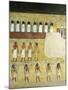 Egypt, Valley of the Kings, Tomb of Seti I, Mural Paintings in Burial Chamber from 19th Dynasty-null-Mounted Giclee Print