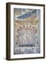 Egypt Valley of the Kings, Tomb of Siptah, Close-Up of Mural Paintings from Nineteenth Dynasty-null-Framed Giclee Print