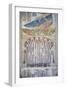 Egypt Valley of the Kings, Tomb of Siptah, Close-Up of Mural Paintings from Nineteenth Dynasty-null-Framed Giclee Print