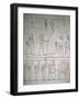 Egypt Valley of the Kings, Tomb of Thutmose II, Detail of Relief-null-Framed Giclee Print