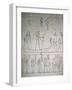 Egypt Valley of the Kings, Tomb of Thutmose II, Detail of Relief-null-Framed Giclee Print