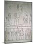 Egypt Valley of the Kings, Tomb of Thutmose II, Detail of Relief-null-Mounted Giclee Print