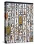 Egypt, Valley of the Queens, Tomb of Nefertari, Mural Painting in Burial Chamber-null-Stretched Canvas