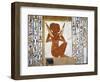 Egypt, Valley of the Queens, Tomb of Nefertari, Mural Painting of Guardian in Burial Chamber-null-Framed Giclee Print