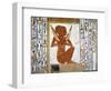 Egypt, Valley of the Queens, Tomb of Nefertari, Mural Painting of Guardian in Burial Chamber-null-Framed Giclee Print