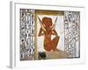 Egypt, Valley of the Queens, Tomb of Nefertari, Mural Painting of Guardian in Burial Chamber-null-Framed Giclee Print