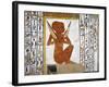 Egypt, Valley of the Queens, Tomb of Nefertari, Mural Painting of Guardian in Burial Chamber-null-Framed Giclee Print