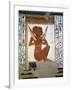 Egypt, Valley of the Queens, Tomb of Nefertari, Mural Painting of Guardian in Burial Chamber-null-Framed Giclee Print