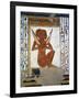 Egypt, Valley of the Queens, Tomb of Nefertari, Mural Painting of Guardian in Burial Chamber-null-Framed Giclee Print