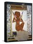 Egypt, Valley of the Queens, Tomb of Nefertari, Mural Painting of Guardian in Burial Chamber-null-Framed Stretched Canvas