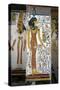 Egypt, Valley of the Queens, Tomb of Nefertari, Vestibule, Mural Paintings, Queen, Goddess Neith-null-Stretched Canvas