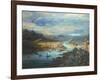 Egypt, View of the Suez Canal-Albert Rieger-Framed Premium Giclee Print