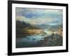 Egypt, View of the Suez Canal-Albert Rieger-Framed Premium Giclee Print