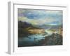 Egypt, View of the Suez Canal-Albert Rieger-Framed Giclee Print