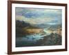 Egypt, View of the Suez Canal-Albert Rieger-Framed Giclee Print