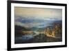 Egypt, View of the Suez Canal-Albert Rieger-Framed Giclee Print