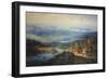 Egypt, View of the Suez Canal-Albert Rieger-Framed Giclee Print