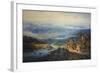 Egypt, View of the Suez Canal-Albert Rieger-Framed Giclee Print