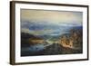 Egypt, View of the Suez Canal-Albert Rieger-Framed Giclee Print