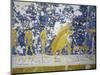 Egypt, West Valley, Tomb of Ramses VII, Mural Paintings of Procession of Gods in Burial Chamber-null-Mounted Giclee Print