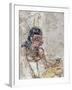 Egypt, Woman Holding an Amphora-null-Framed Giclee Print