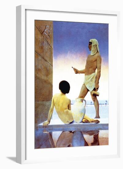 Egypt-Maxfield Parrish-Framed Art Print