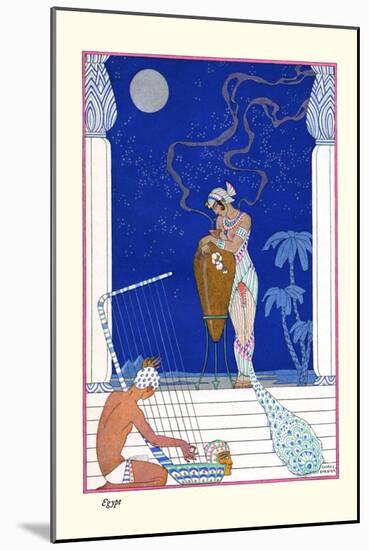 Egypt-Georges Barbier-Mounted Art Print