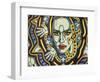 Egypt-Abstract Graffiti-Framed Giclee Print